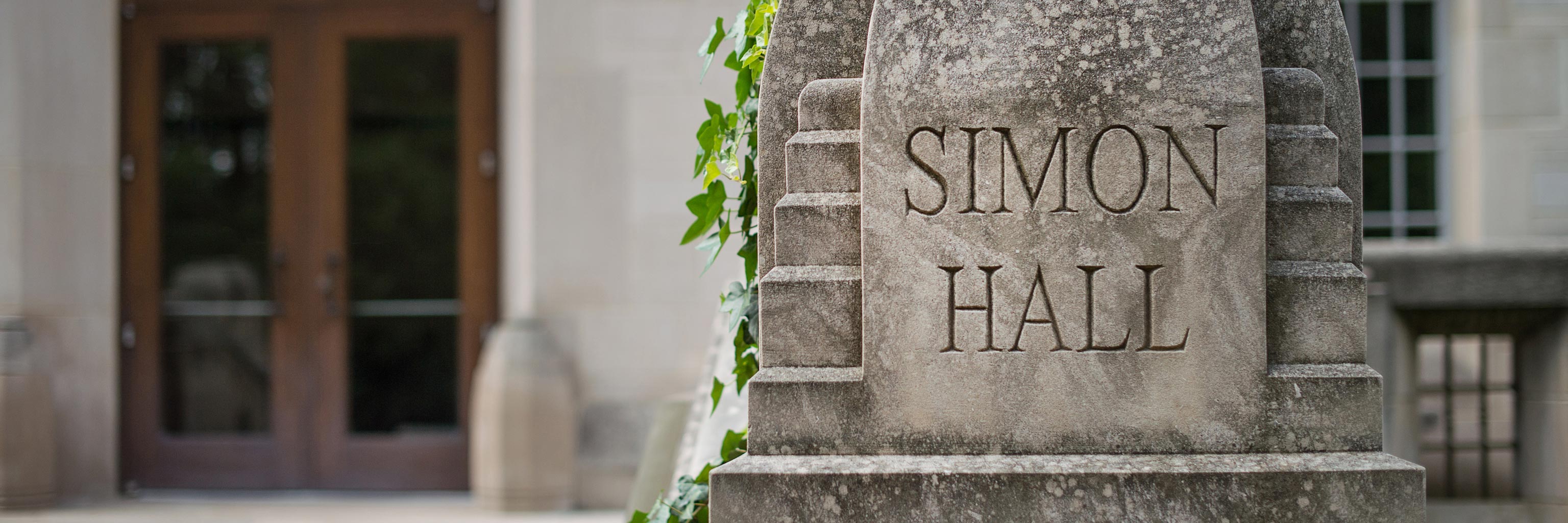Simon Hall stone marker